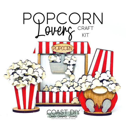 Popcorn Lovers Craft Kit