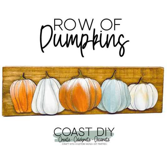 Row of Pumpkins